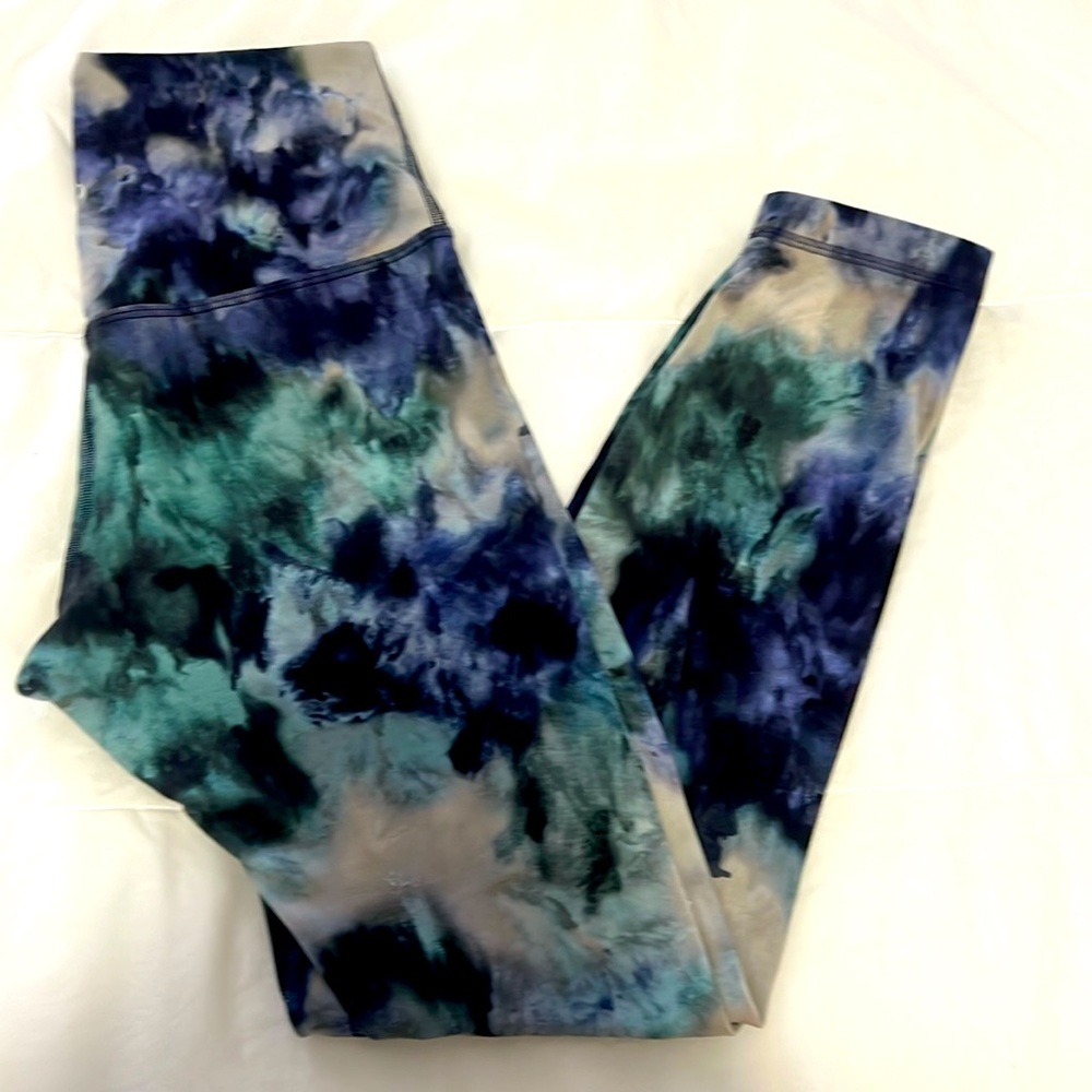Lulu Lemon Tye Dye Print Align High Rise Leggings